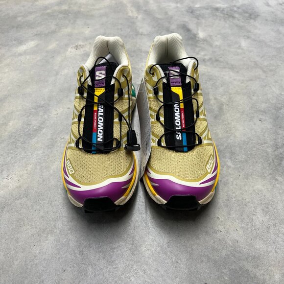 Salomon XT-6 Unisex Antique Gold Transparent Yellow L47886500 - New - Picture 4 of 6